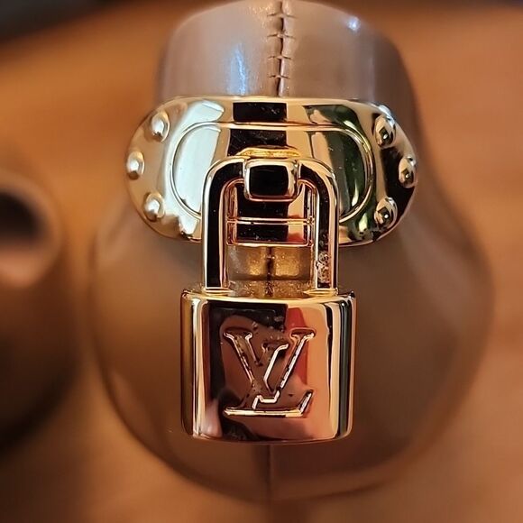 Authentic Louis Vuitton OH Really Tan Nude Peep Toe Pumps Heels Shoes Size 36 - Picture 4 of 10